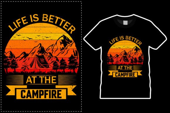 About Camping Vector Vintage T Shirt Graphics
