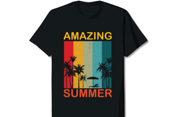 Amazing Summer T-shirt Design: Graphics & Print Templates