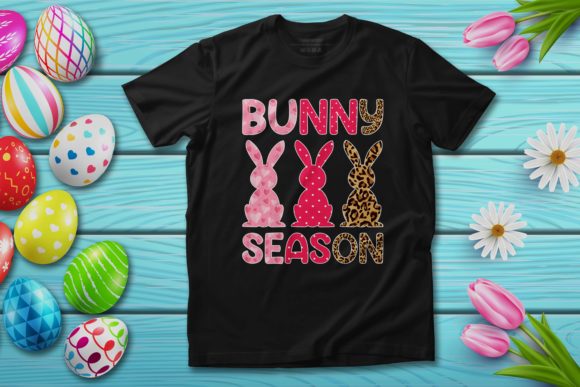 Bunny Season Easter SVG T-shirt Design Review