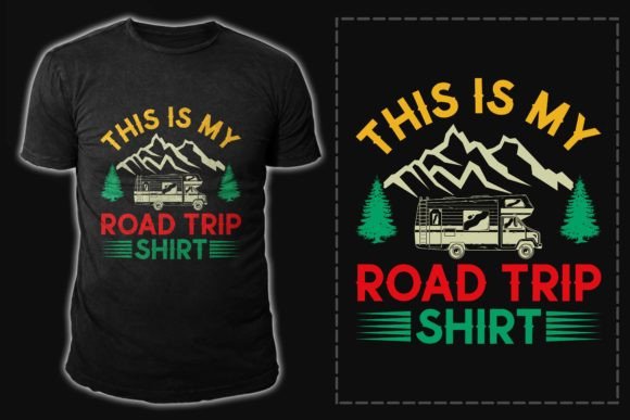 Camping Vector T-shirt Design: Graphics for Authentic T-Shirt Designs