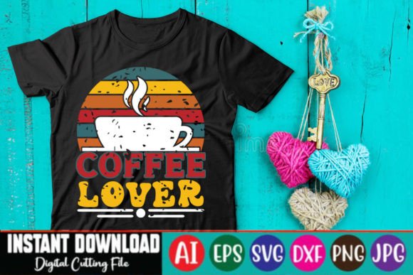 Coffee Lover T-Shirt Design: Graphics for Authentic Branding