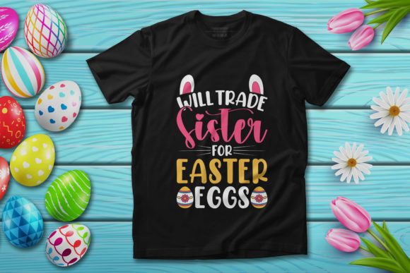 Easter SVG Typography Art for T-Shirt Designs & Graphics