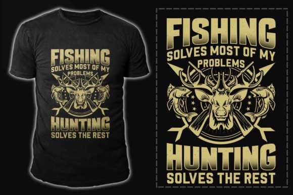 Hunting Vector T-Shirt Design Graphics