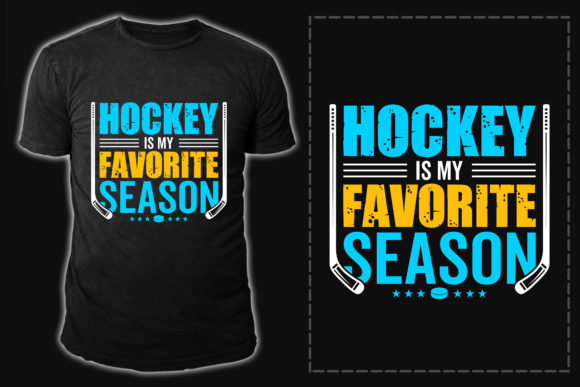 Ice Hockey Typography Svg: Graphics for T-Shirt Designs