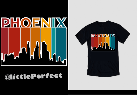Retro Vintage Sunset Phoenix T-Shirt Review