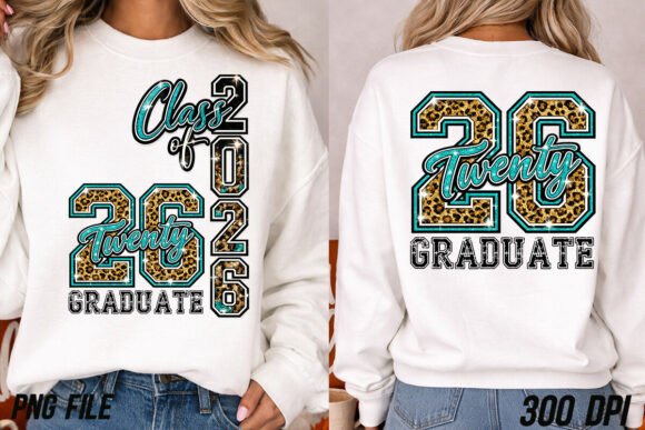 Senior 2026 Graphics: Graduation SVG PNG for T-Shirt Designs
