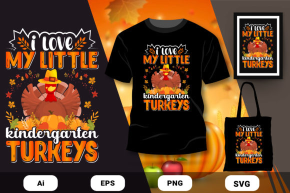 Thanksgiving Turkeys T-shirt Design