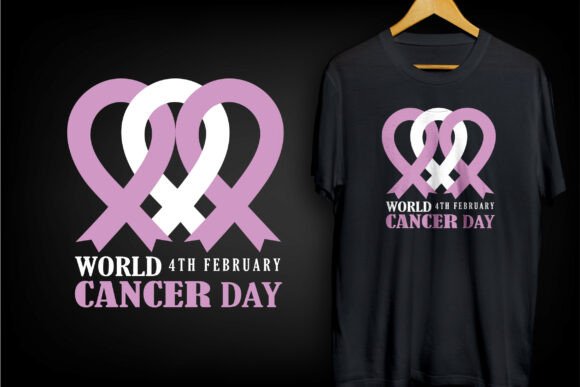This World Cancer Day T-shirt Design: Graphics for Meaningful T-Shirts