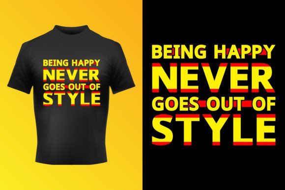 Typography T-Shirt Sticker SVG Design